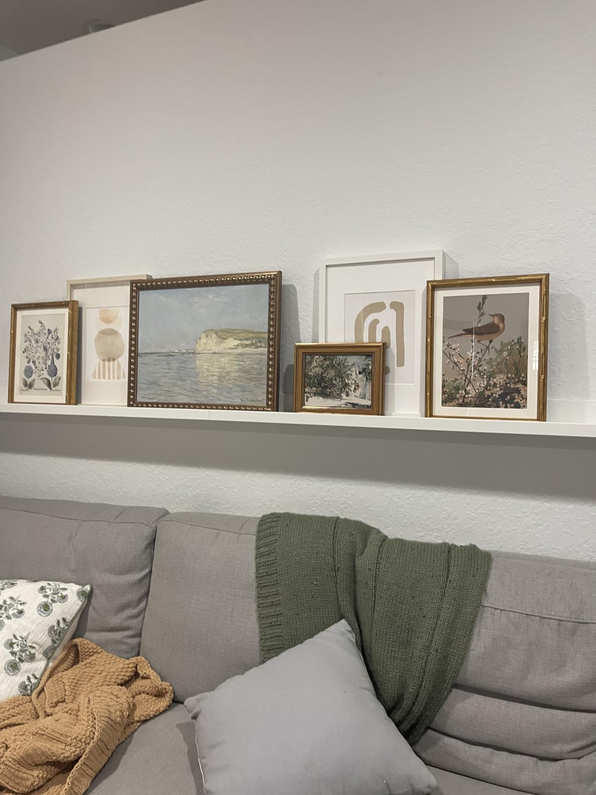 HUARCEY Gold Framed Canvas Wall Art, Retro Bison Picture Decor, 12x16 Inch | Vintage Bison Farmhouse Decor for Bedroom Bathroom Kitchen, Dark Moody Rustic Canvas Paintings Art customer photo 1