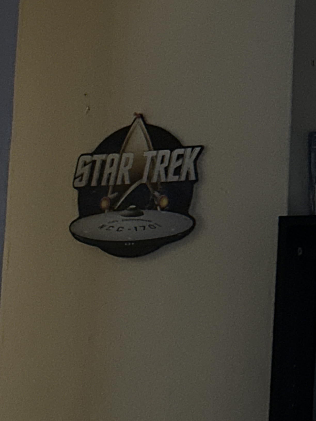 Open Road Brands Star Trek Starship Chart Silver Metal Sign | Vintage Star Trek Wall Decor for Home, Office or Movie Room customer photo 1