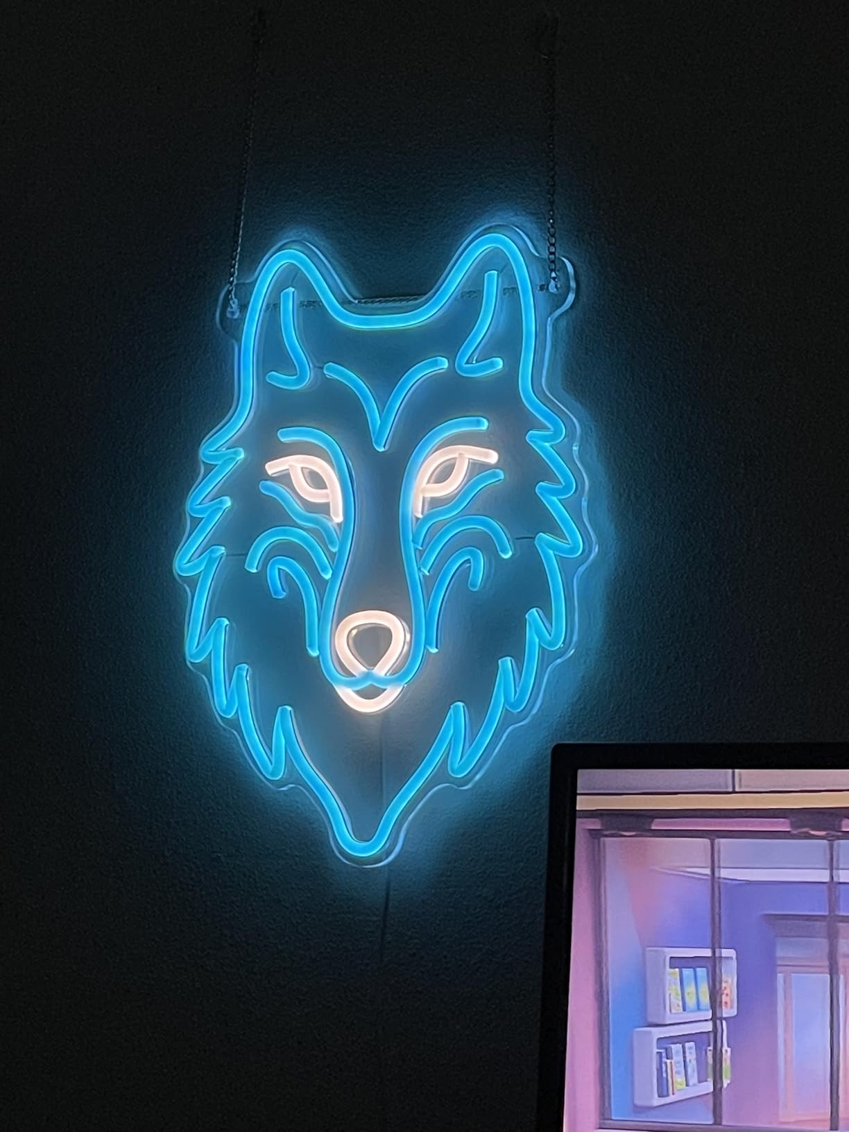 CoolGift Mart Walrus Neon Sign, Dimmable Wall Decor Light. Birthday Party Decorations for Home, Patio, Garden, Bars, Restaurants, Hotels, Stores, Clubs, Gift for Friends Family and Kids customer photo 1