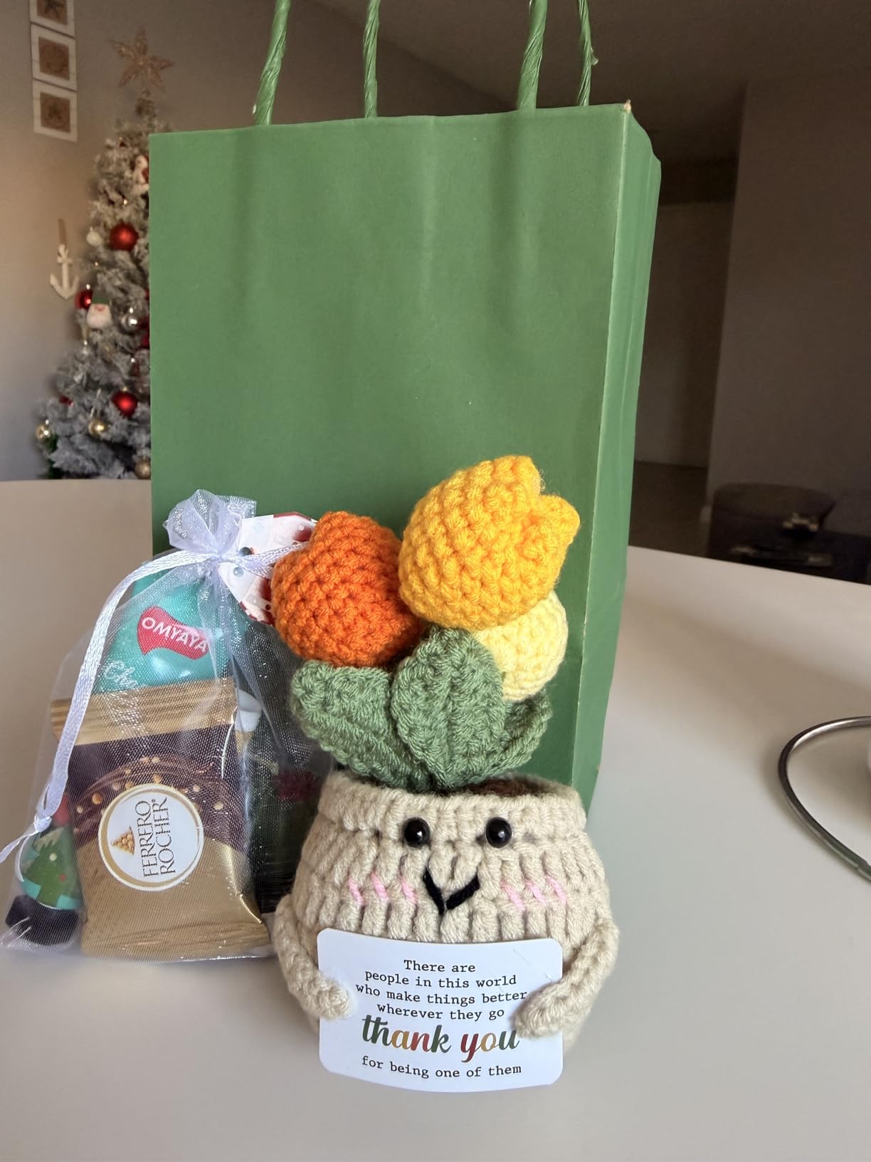 Positive Crochet Tulip Teacher Gift customer photo 1