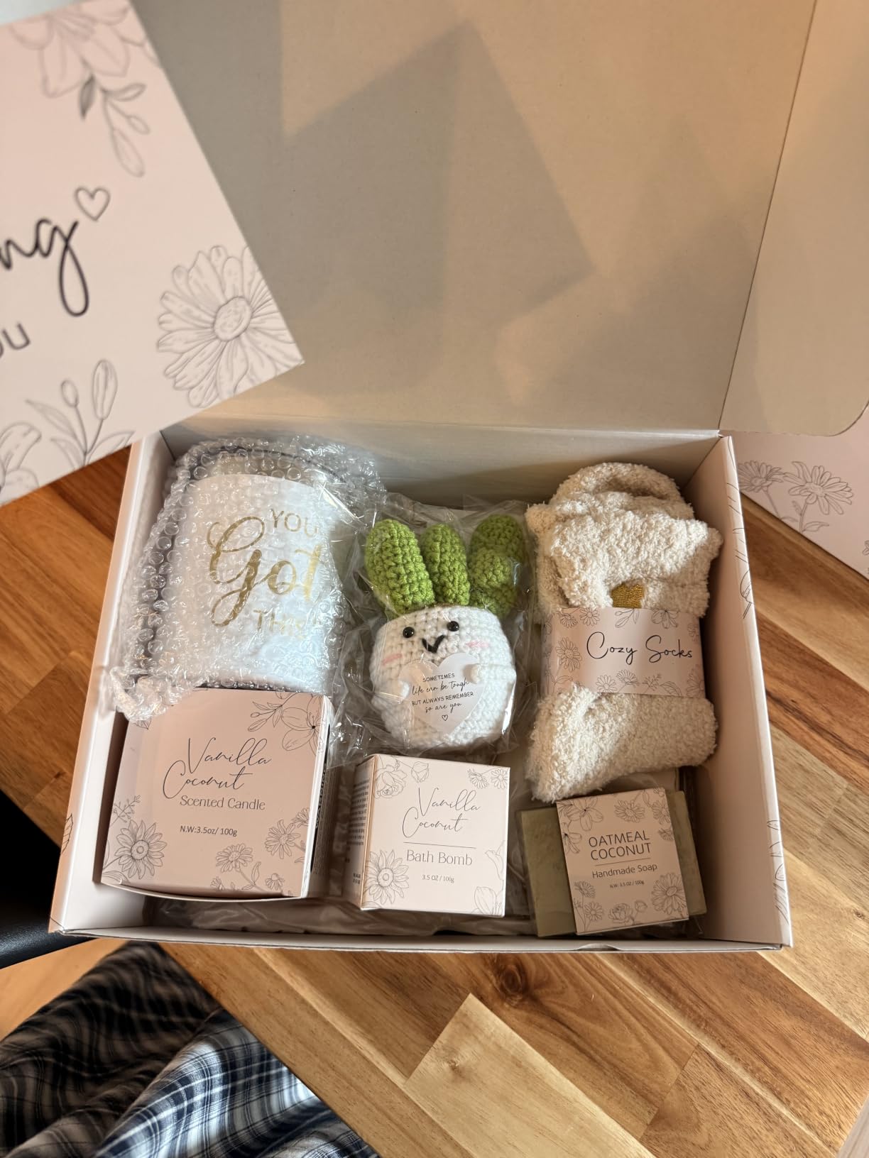 Get Well Soon Gifts Baskets for Women Spa Self Care Package After Surgery | Inspirational Thinking of You Sympathy Gift Basket, Feel Better Encouragement Gifts for Women Sick Friends Mom Her w/ Blanket customer photo 1