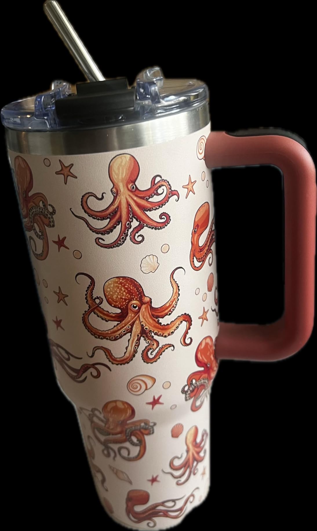 Today I'm A Serious Goose Tumbler Goose Gifts For Gooses Lovers Women Men Funny Animal Duck Coffee Travel Mug with Handle Insulated for Hot and Cold Drink Ice 40oz customer photo 2