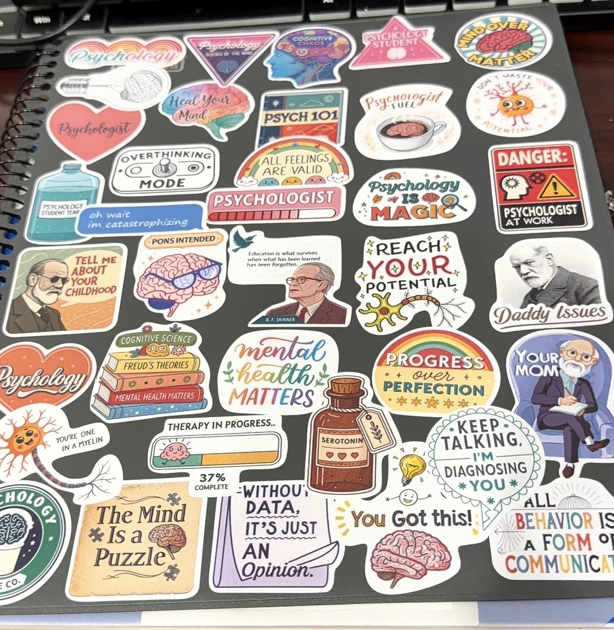 100Pcs Marine Biology Stickers for Scrapbooking, for Luggage, for Water Bottle - Marine Biology Party Supplies & Decorations - Ocean Life Stickers and Decals - Gifts for Women & Men customer photo 2