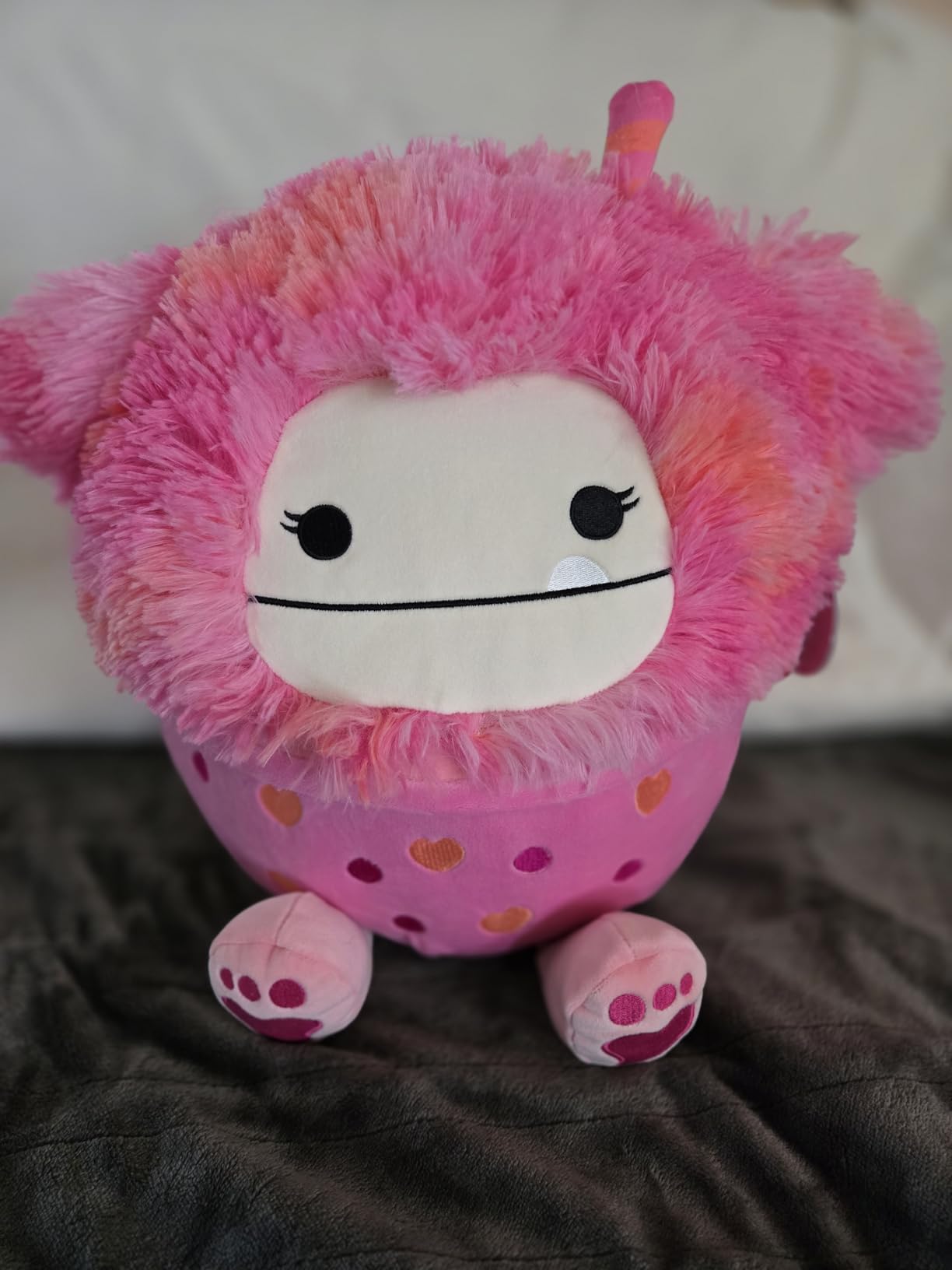 Squishmallows Original 12in Chip the Beaver Holding Rose - Official Jazwares Plush customer photo 1
