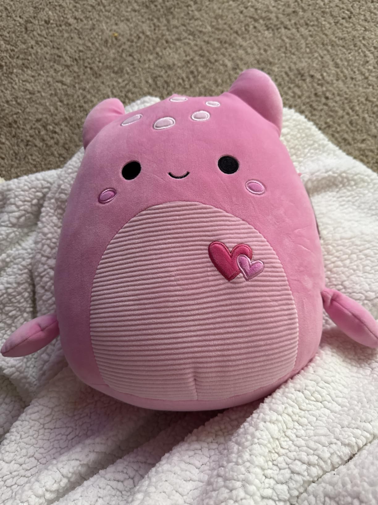Squishmallows Original 12in Chip the Beaver Holding Rose - Official Jazwares Plush customer photo 2