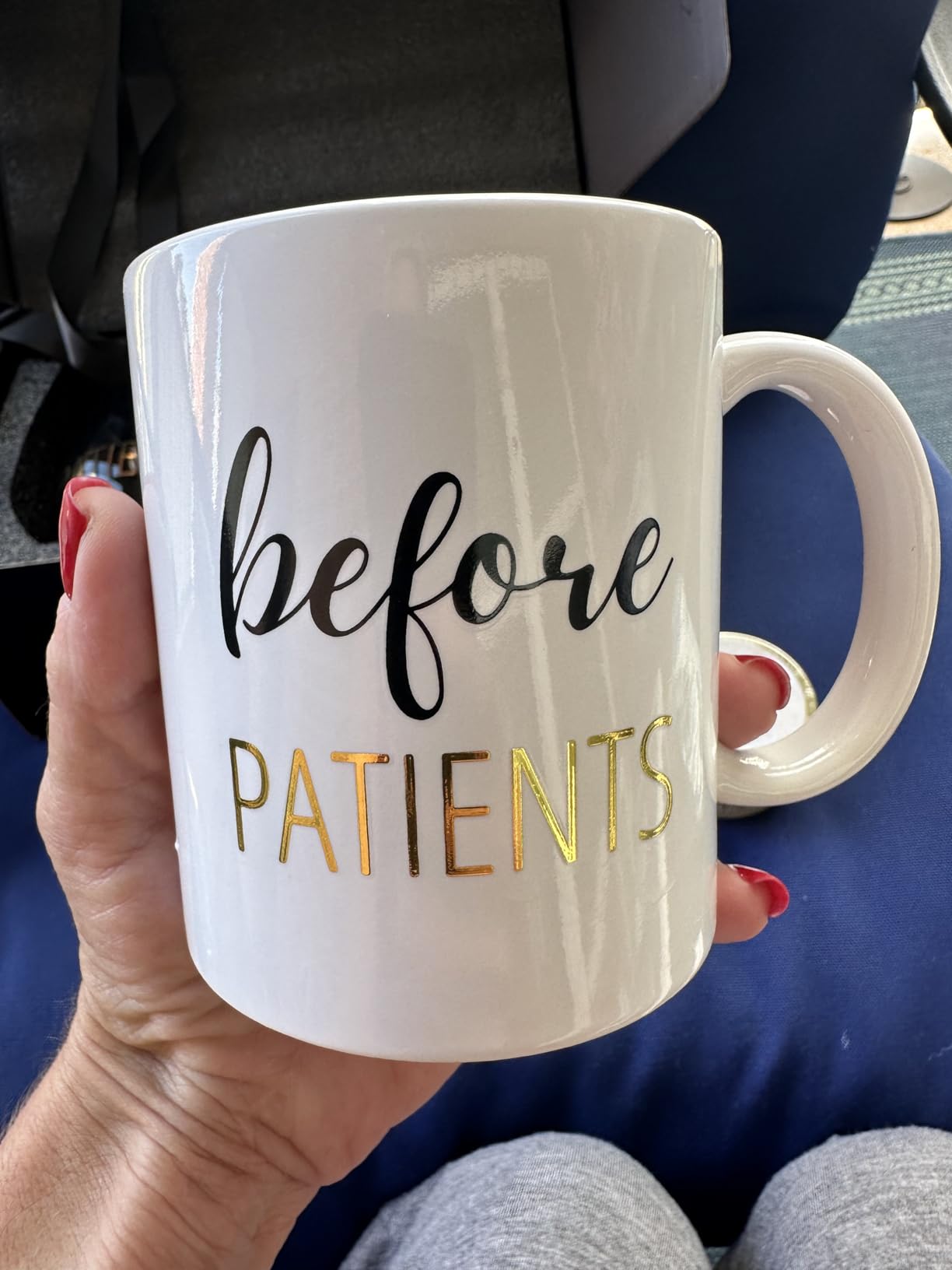 Before Patients After Patients Gift Set - 11oz Coffee Mug and 18oz Stemless Wine Glass Set for Nurses, Doctors customer photo 2