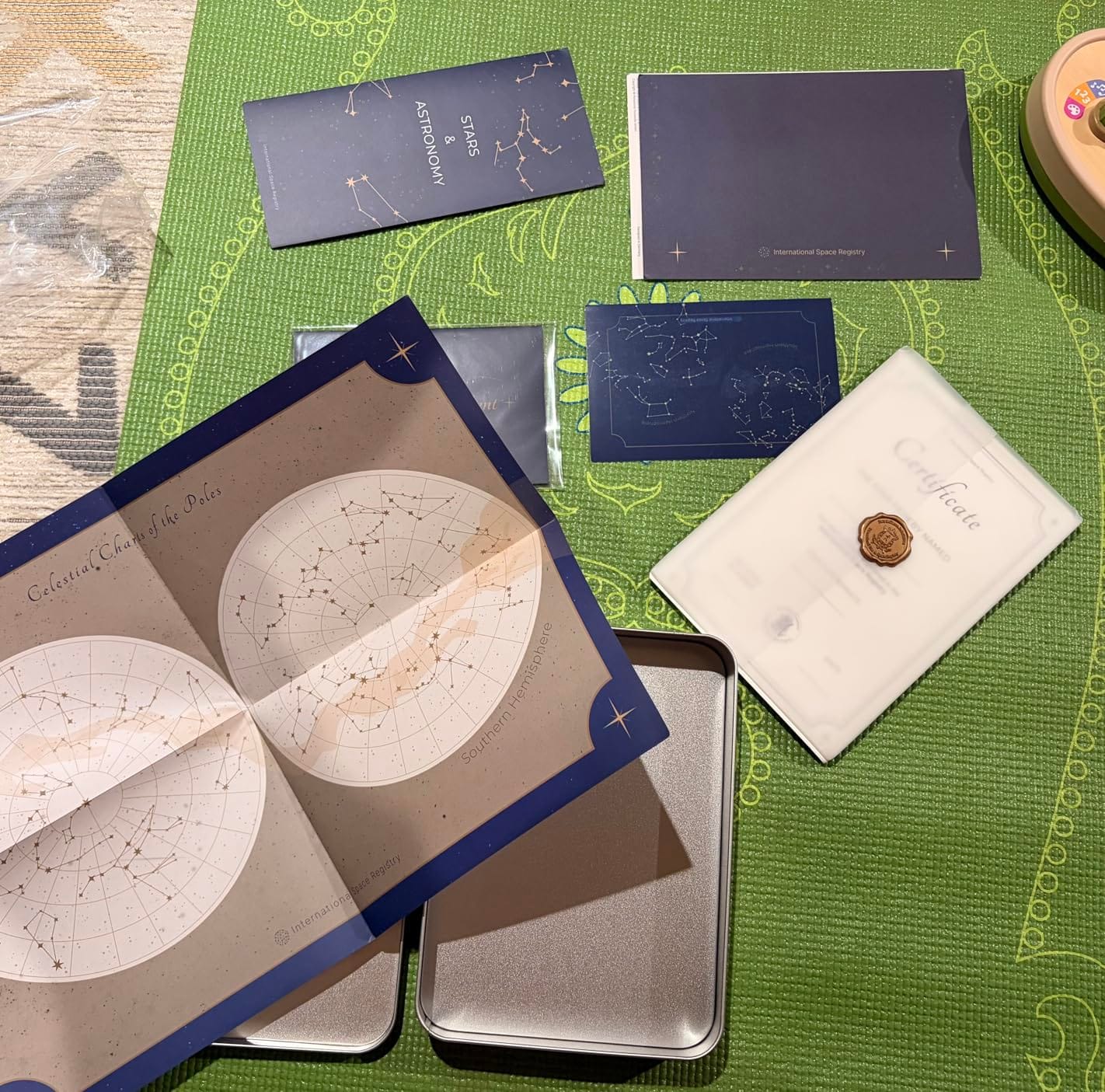Name a Star Gift Box - Personalized Star Kit, Star Certificate, Galaxy Pass, 3D Greeting Card & Night Sky Poster - Unique Romantic Astronomy Gift for Anniversary or Memorial customer photo 2