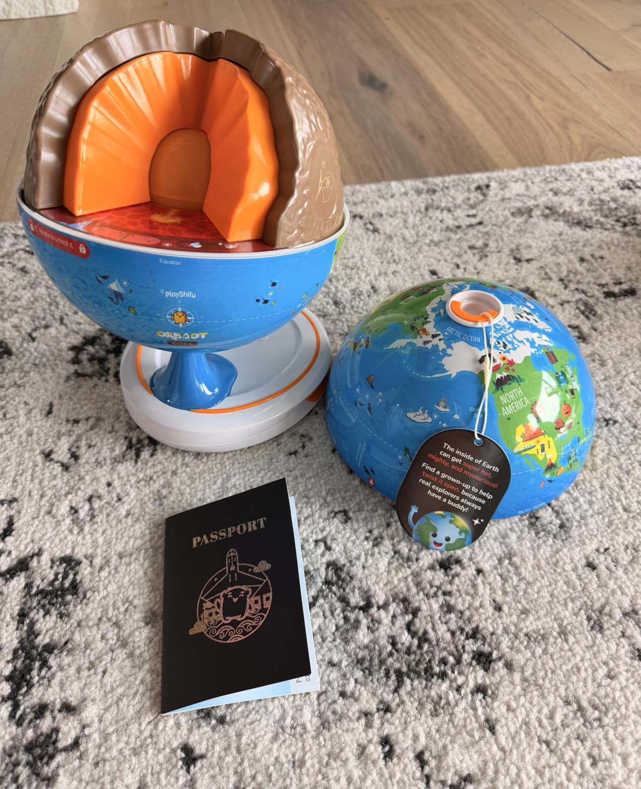 PlayShifu Orboot Core Interactive Globe for Kids Ages 4-10; 3-Layer Openable Earth Globe with AR App; Explore Earth's Surface, Fossils, Minerals & Glowing Core; STEM Science & Geography Gift customer photo 2