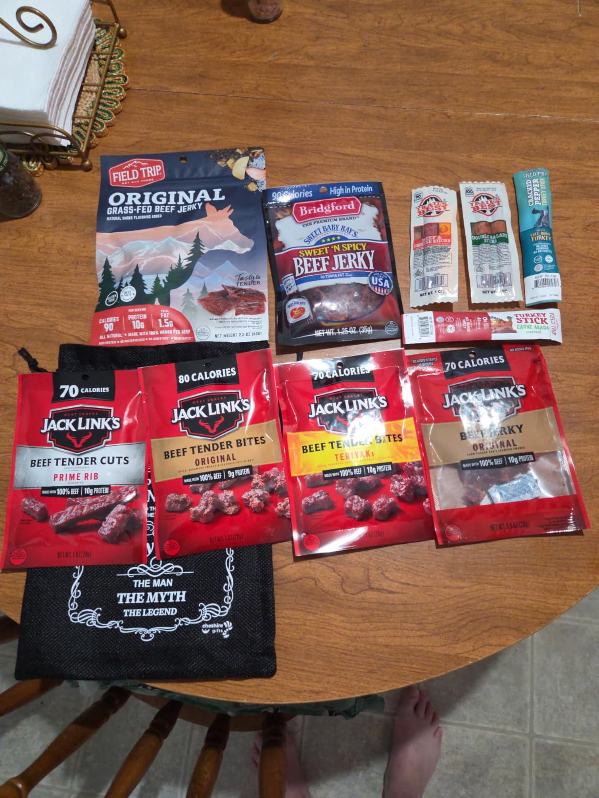 Beef Jerky Gift Baskets For Men - Meat And Cheese Gift Baskets, Birthday Gifts For Men Who Have Everything With Beef Jerky Variety Pack - Gifts For Dads & Fathers Day customer photo 1