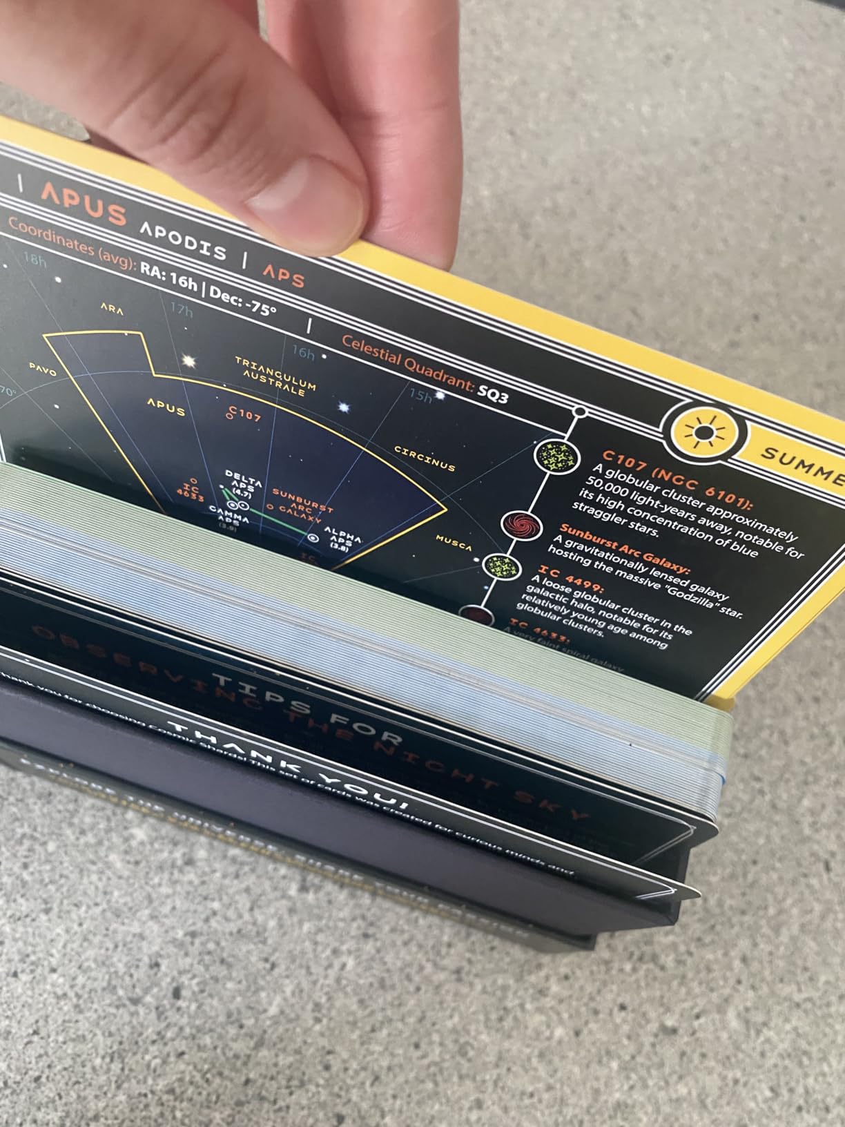 Stargazing Cards - Constellations, 88 Astronomy Flashcards with Star Maps and Night Sky Guide customer photo 1