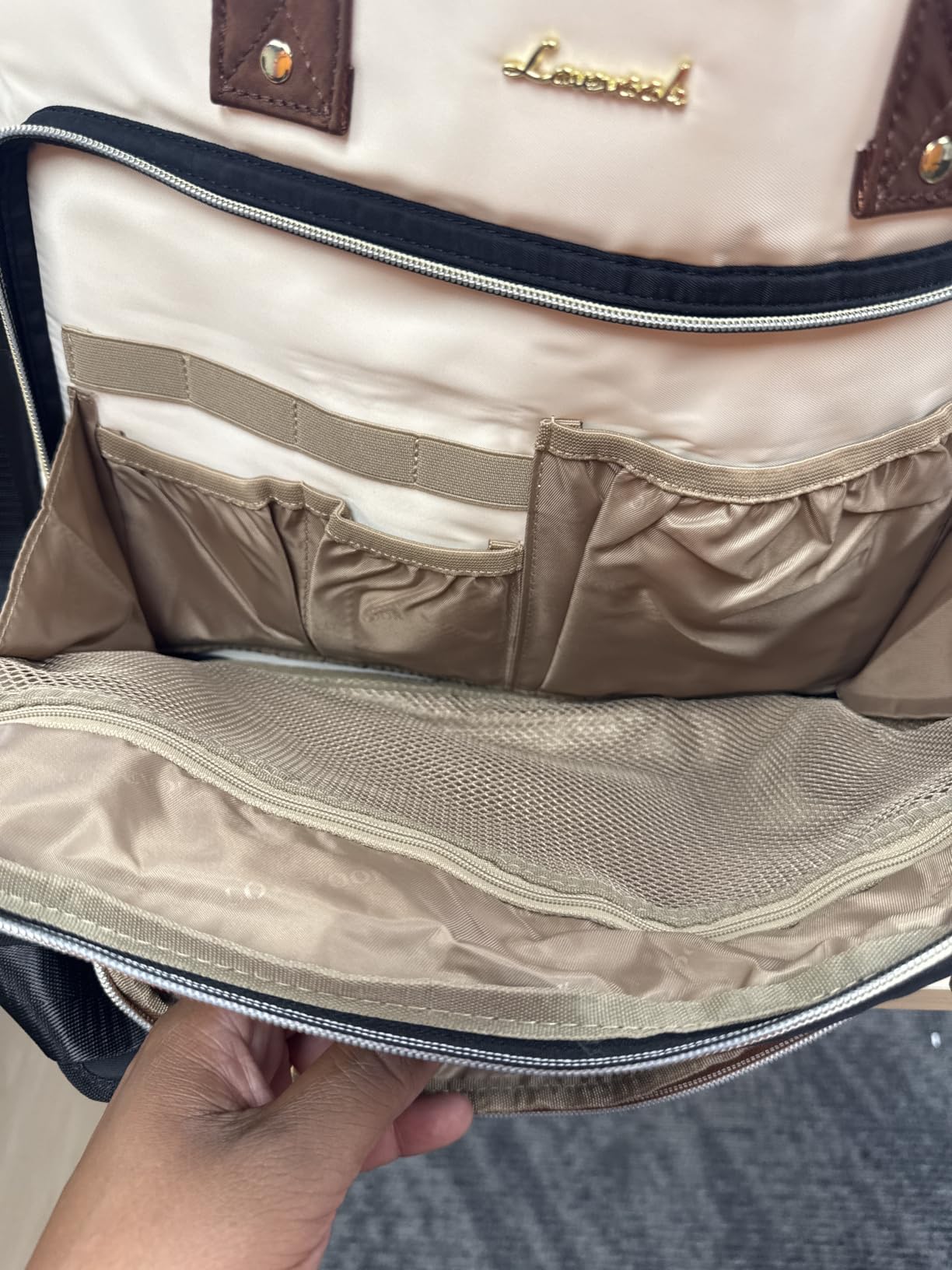 LOVEVOOK Teacher Tote Bag for Women Work, Laptop Bag With Large Cup Holder, Professional Computer Briefcase, Nurse Bags Business Large Purses Handbag, Mother Gift, 15.6 Inch customer photo 1