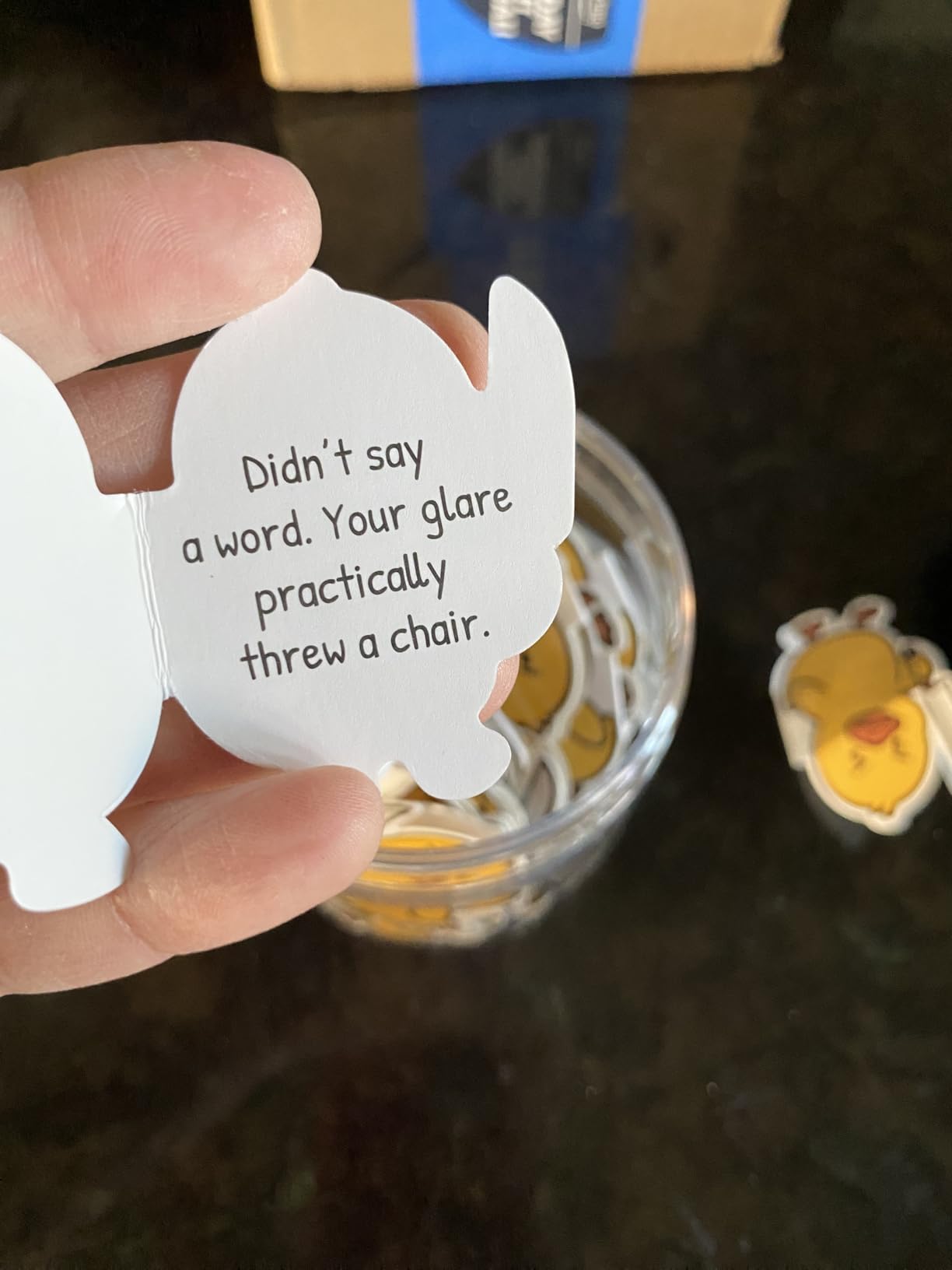 Positive Silly Goose Jar - 60 Funny Sarcastic Affirmation Cards | Sarcastic Humor Cards for Daily Smiles,