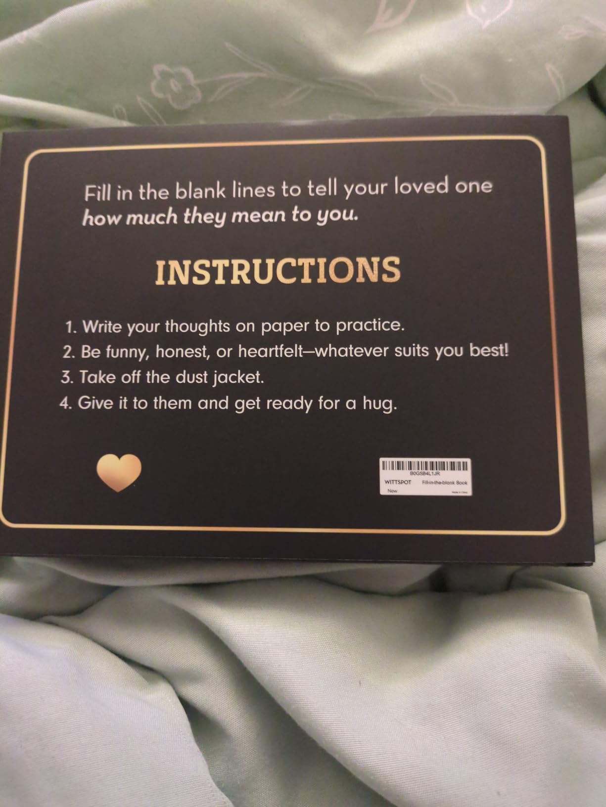 What I Love about You Book - Valentines Day Gifts for Him, Her - Fill-in-the-Blank Book for Men, Boyfriend, Husband, Women, Girlfriend, Wife, Him, Her - Couples Gifts for Anniversary, Christmas & More customer photo 2