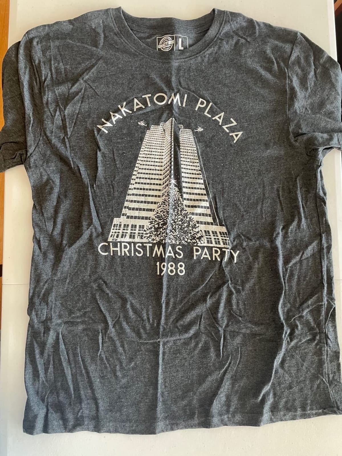 Mens Nakatomi Plaza Christmas Party 1988 T Shirt Funny Sarcastic Novelty Tee for Guys customer photo 1