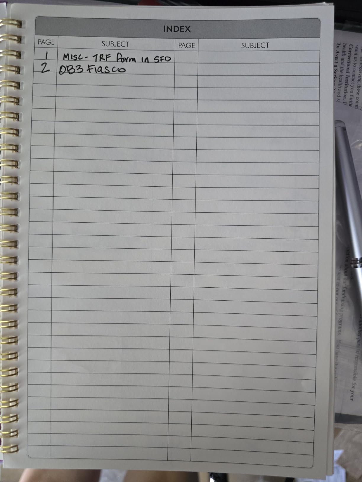 Meeting Notebook for Work, Meeting Planner, 6.9