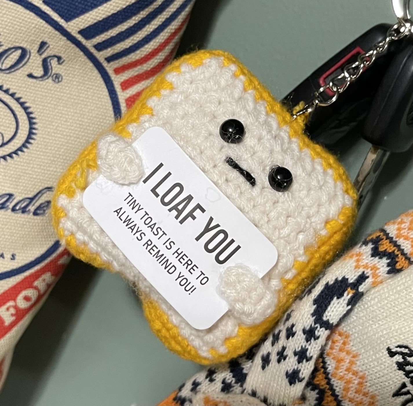2026 Graduation Gift for College, Highschool Funny Graduation Decoration Crochet Toast Plush You DID IT Card for Her Him Students Masters Phd - Congrats Grad Party Gifts for Daughter Son customer photo 1